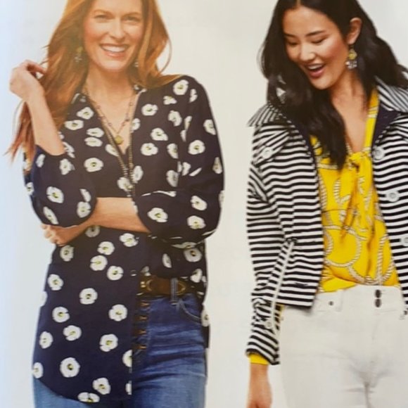 LAST CHANCE * NWT | Go To Button-Up Blouse; Style 5705 - Picture 6 of 7